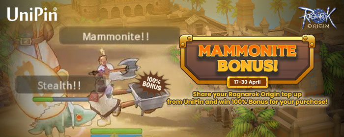 MAMMONITE BONUS with UniPin Purchase! (MY)